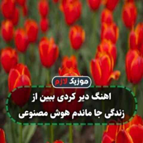 دیر کردی ببین از زندگی جا ماندم هوش مصنوعی